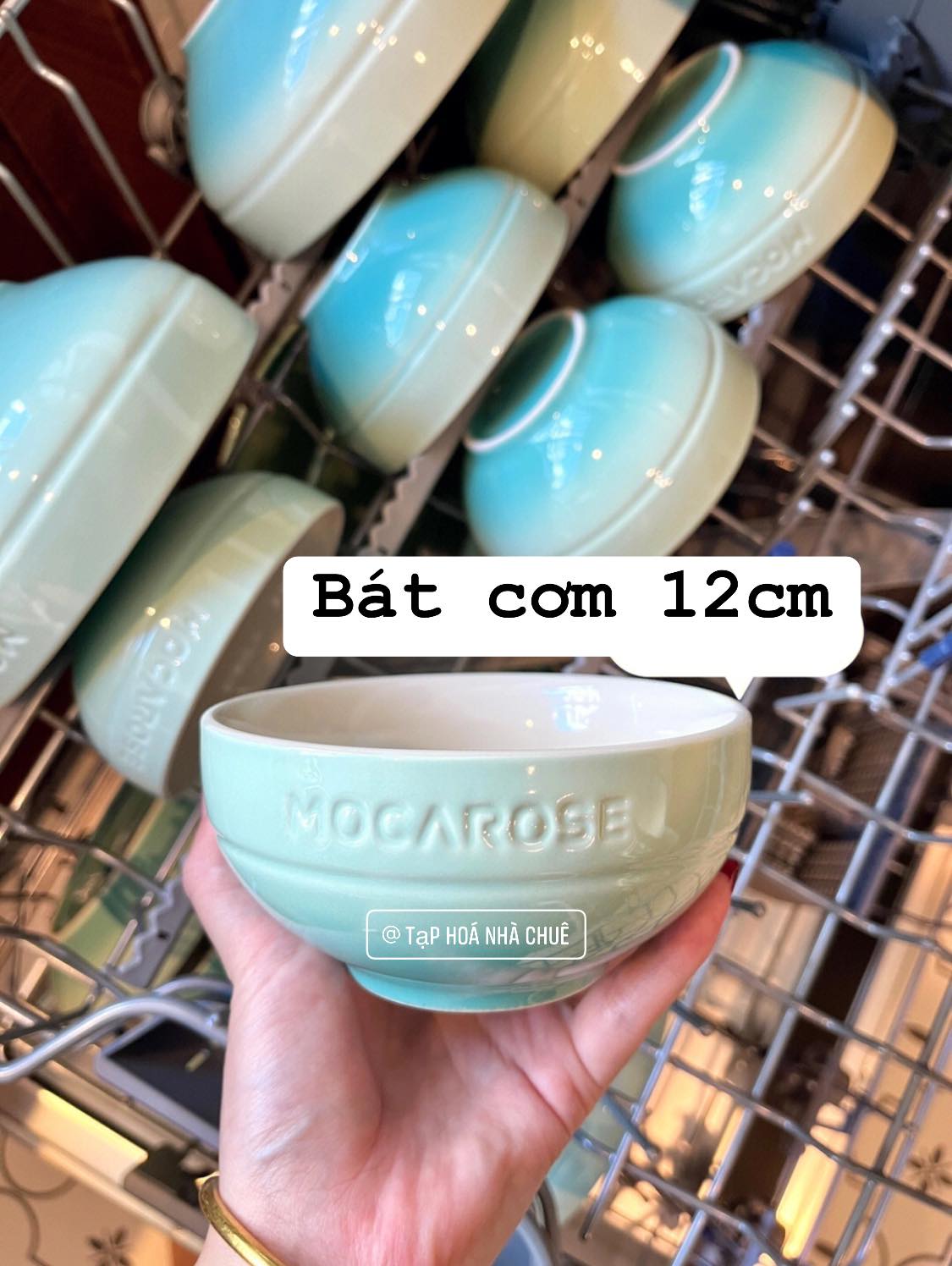 BỘ BÁT ĐĨA THẠCH SỨ TRÁNG MEN CAO CẤP MOCAROSE