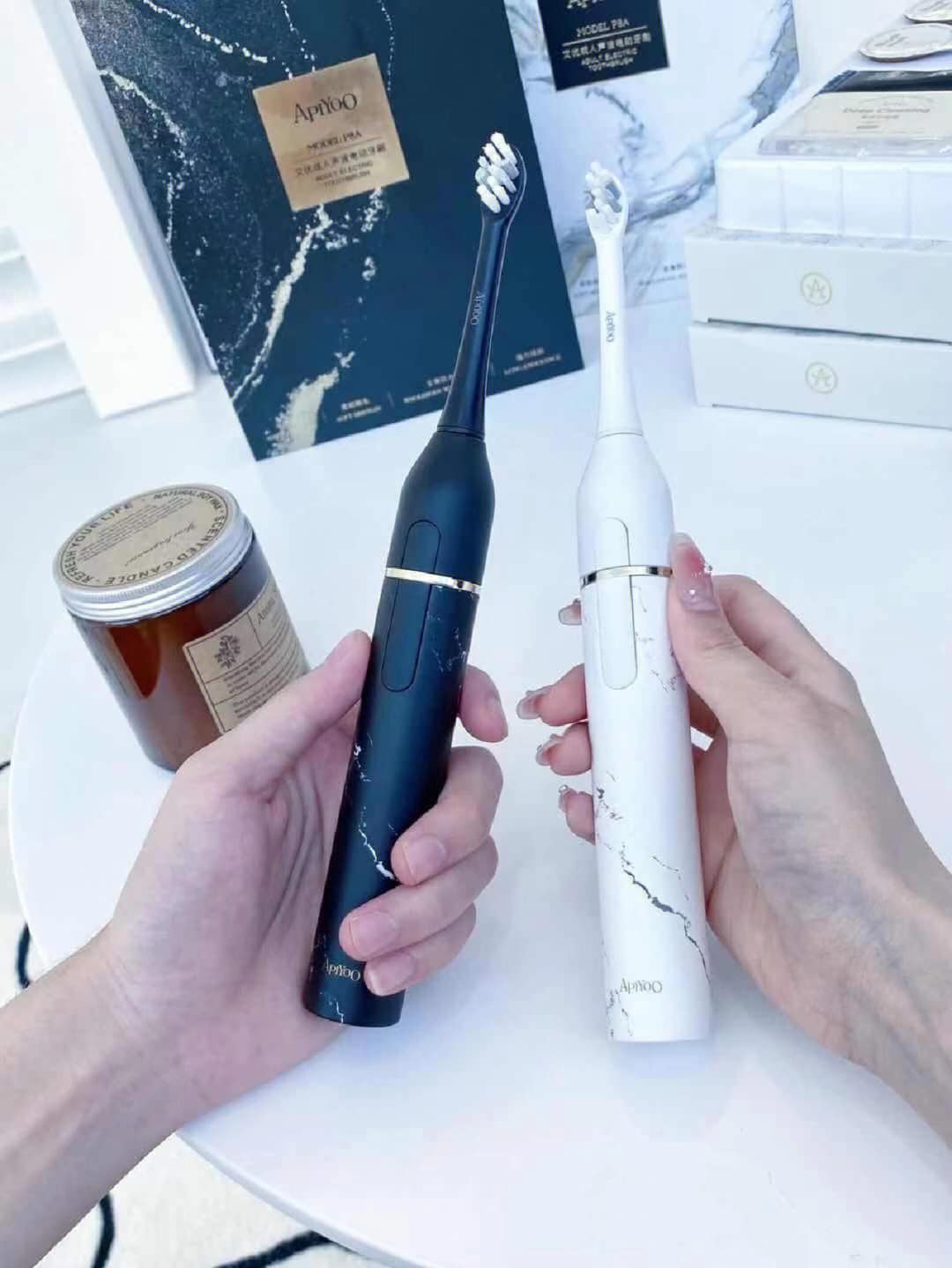 BÀN CHẢI ĐIỆN SONIC VÂN ĐÁ APIYOO T9