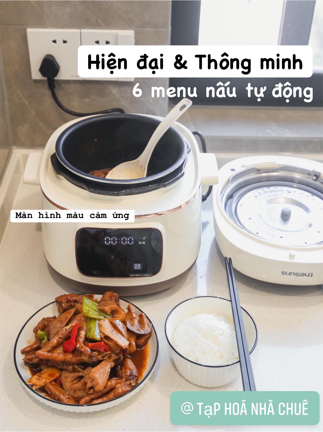 NỒI ÁP SUẤT THÔNG MINH MINI [ theSuns ] 2.0L