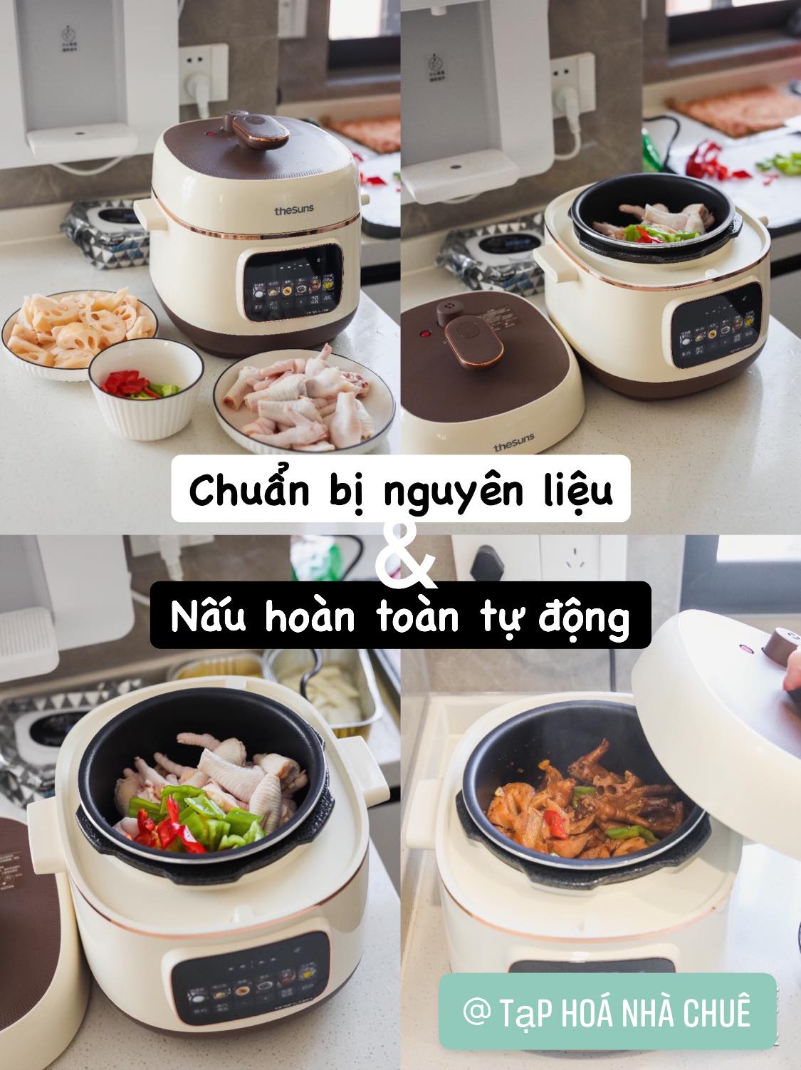 NỒI ÁP SUẤT THÔNG MINH MINI [ theSuns ] 2.0L