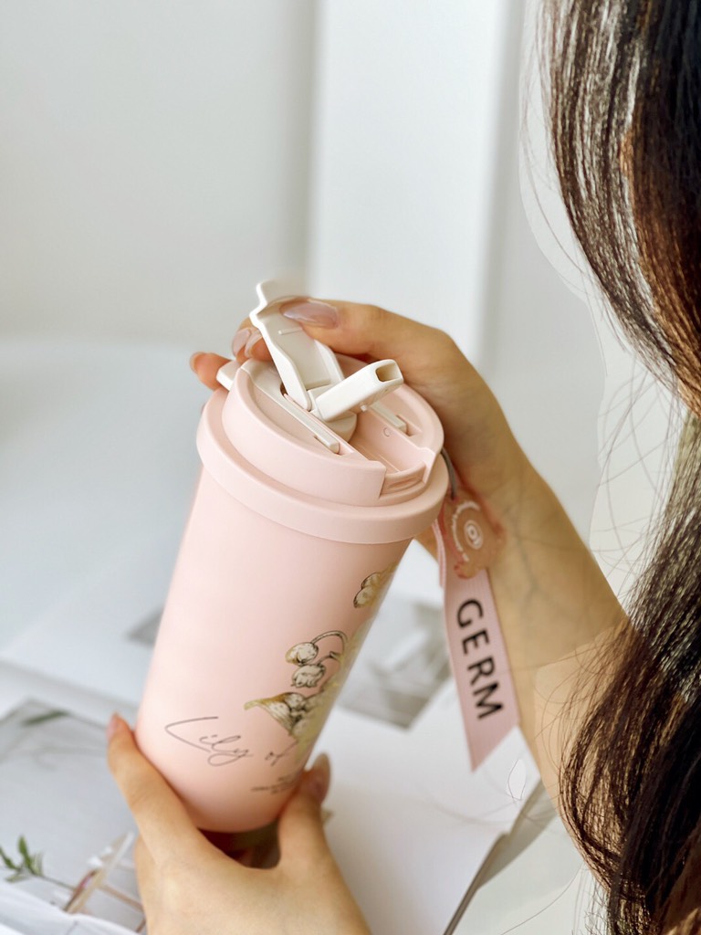 CỐC GIỮ NHIỆT CAO CẤP INOX 316L GERM LILY EDITION