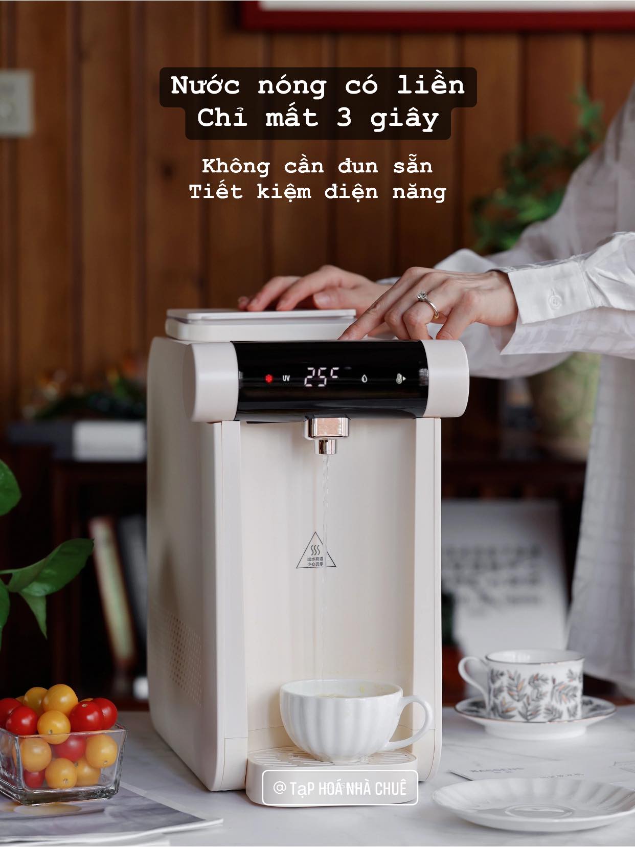 CÂY MÁY NƯỚC NÓNG THÔNG MINH BASSENS