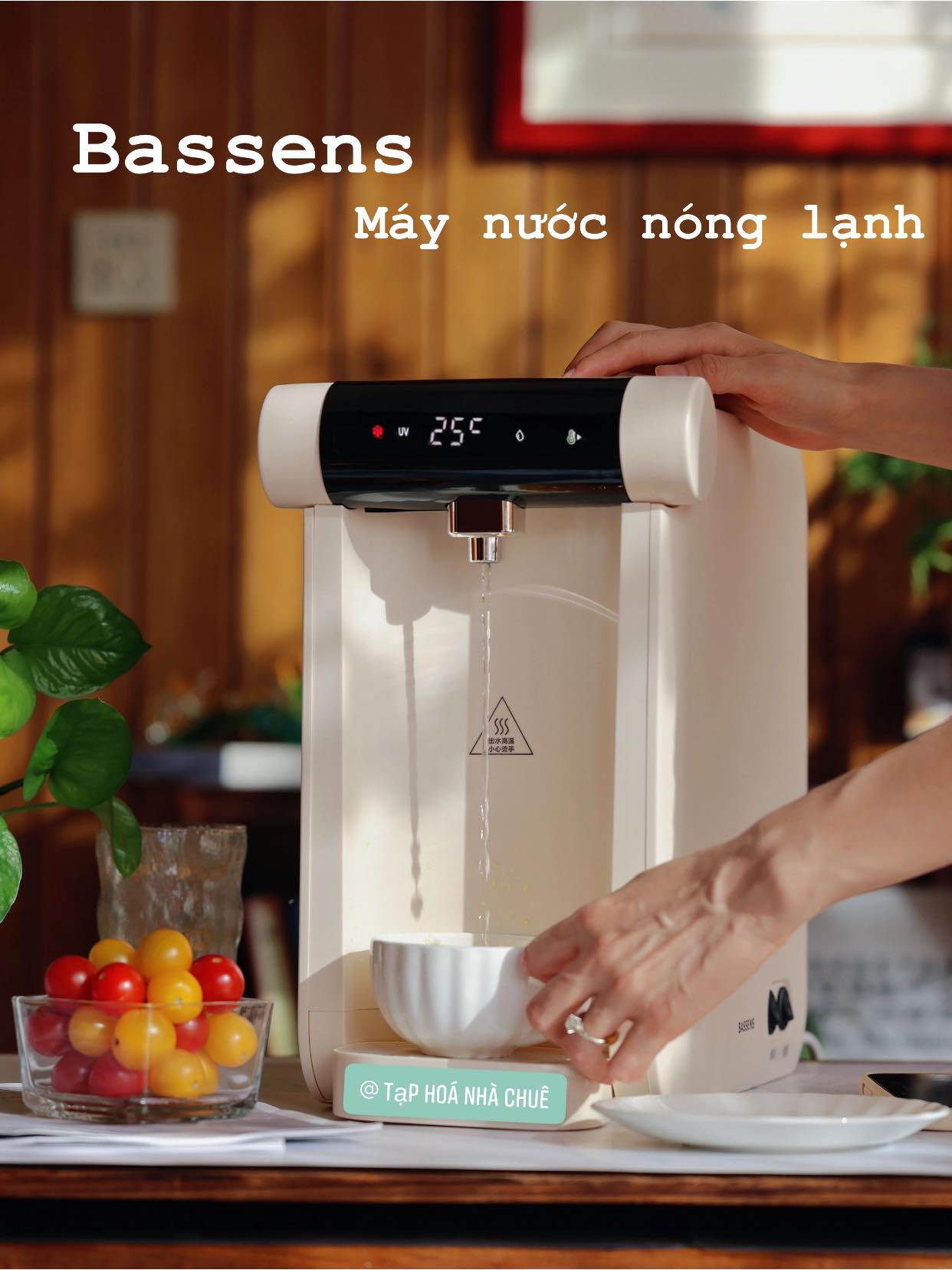 CÂY MÁY NƯỚC NÓNG THÔNG MINH BASSENS