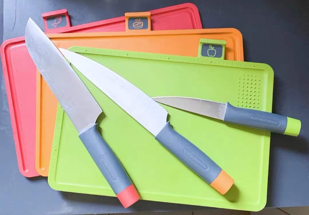 SET 3 DAO 3 THỚT KÈM HỘP TIỆT TRÙNG UV MORPHY RICHARDS