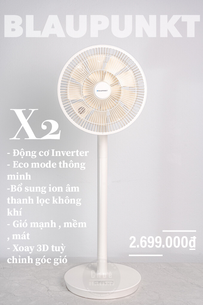 QUẠT TUẦN HOÀN INVERTER BLAUPUNKT X2
