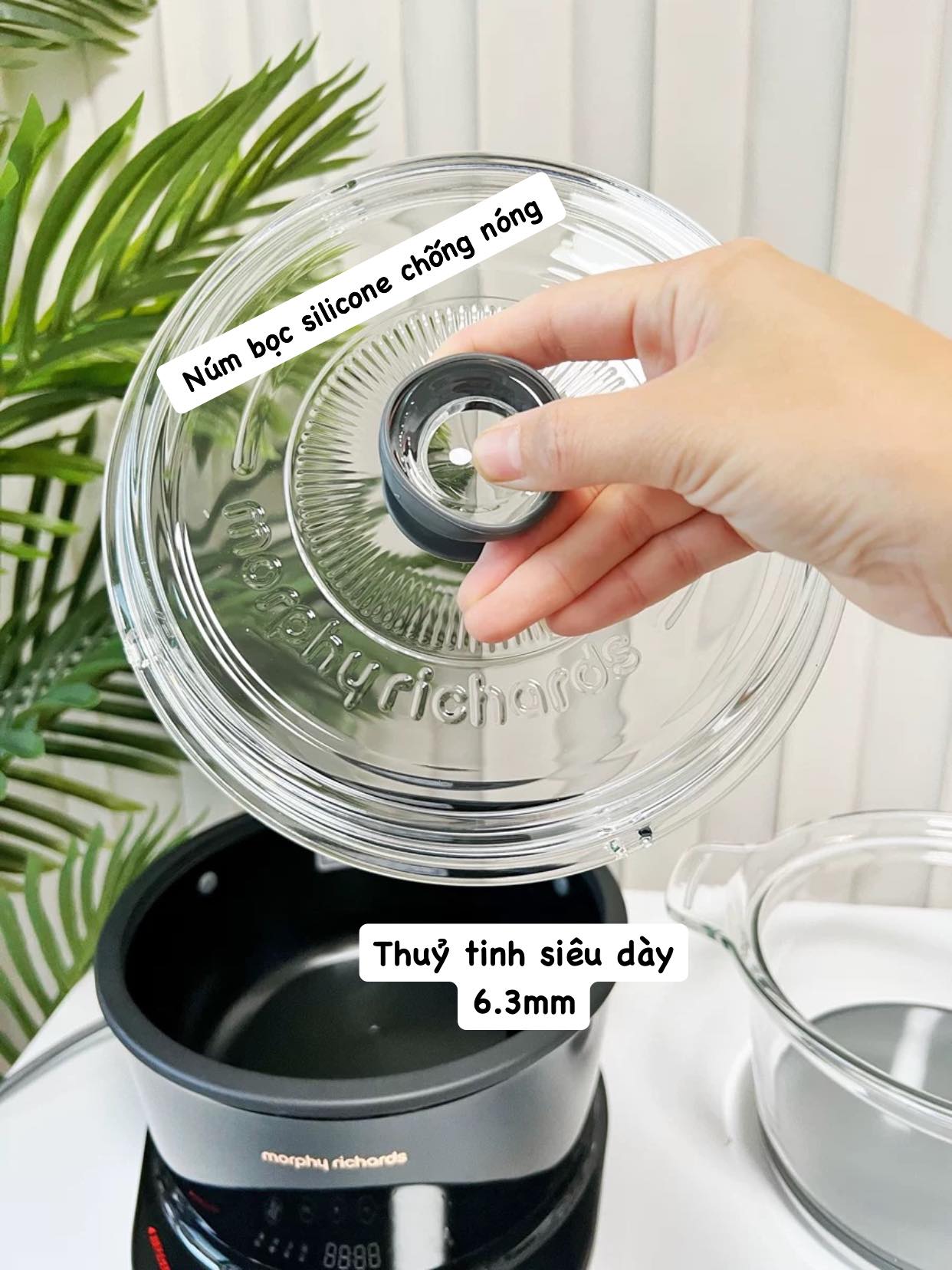 BẾP NẤU CHẬM NỒI Ủ THỦY TINH ĐA NĂNG THÔNG MINH MORPHY RICHARDS MR9082