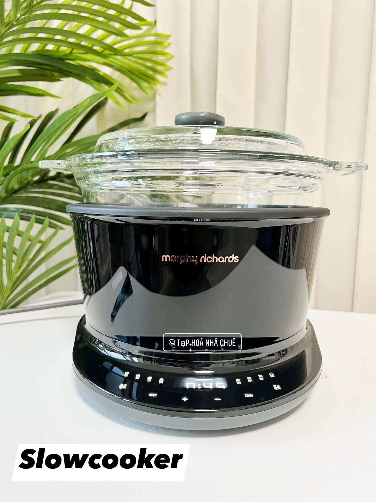 BẾP NẤU CHẬM NỒI Ủ THỦY TINH ĐA NĂNG THÔNG MINH MORPHY RICHARDS MR9082