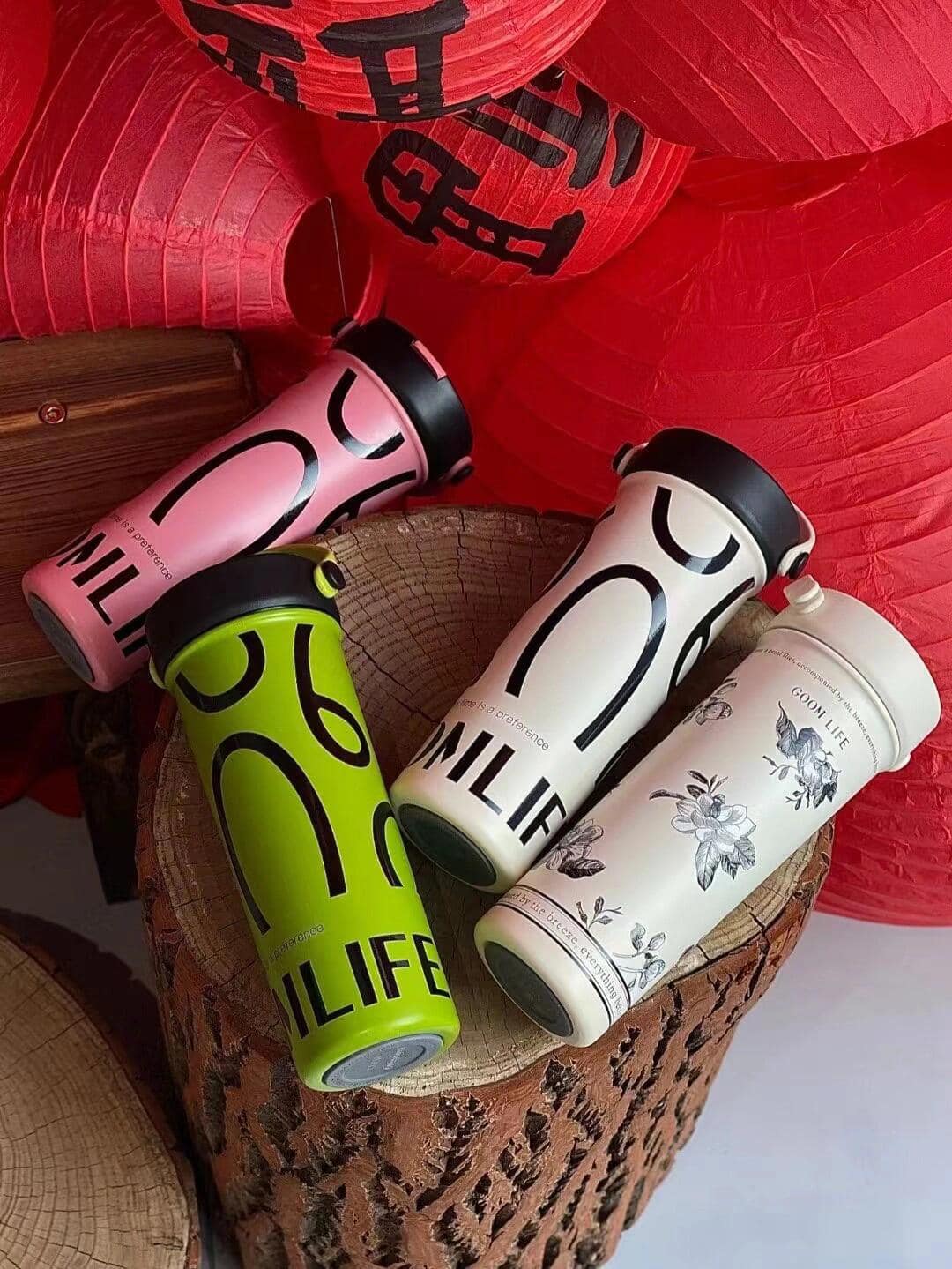 CỐC GIỮ NHIỆT CAO CẤP GOOM 600ML LÕI INOX316L KÈM ỐNG LỌC TRÀ