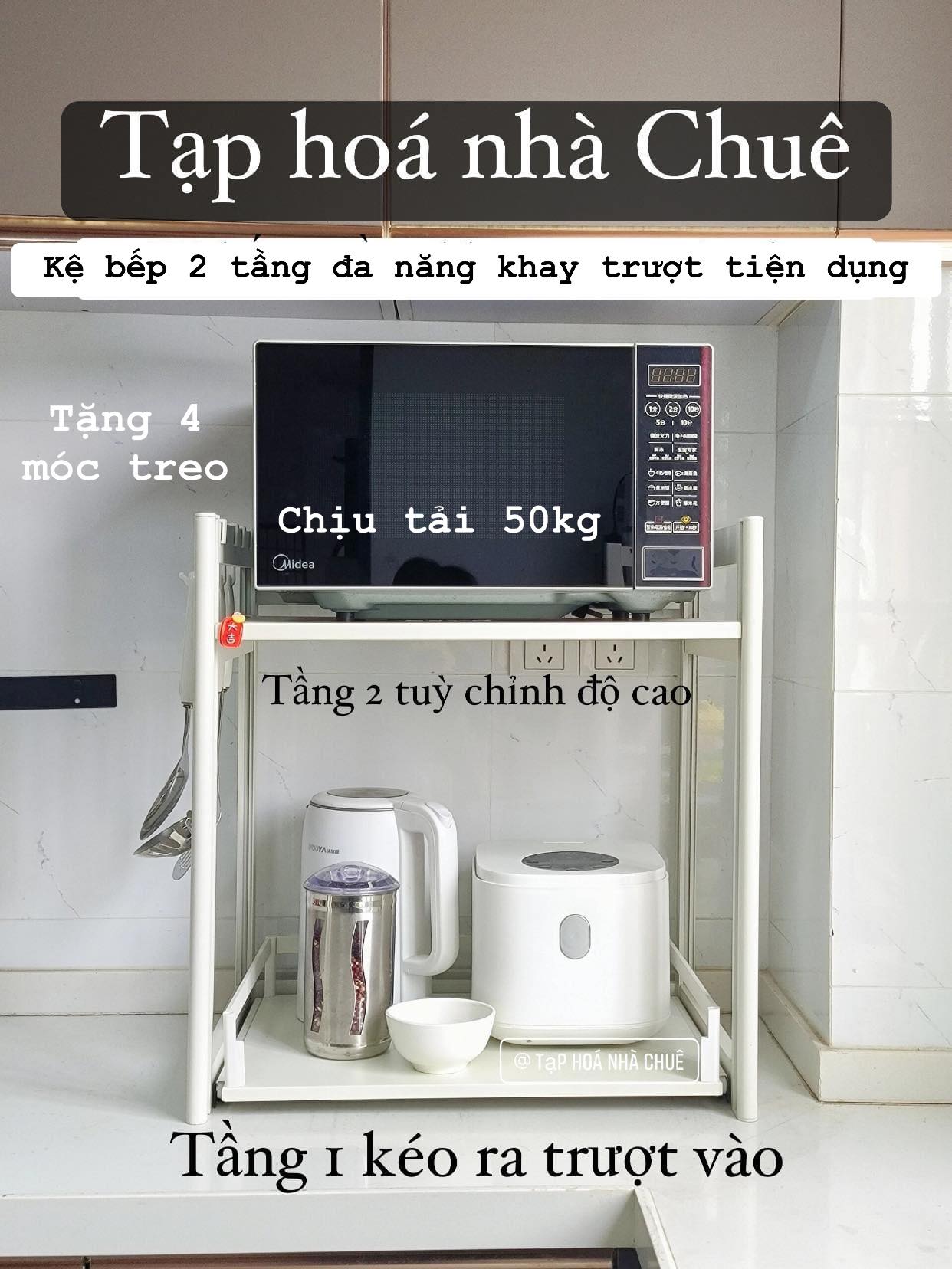 KỆ BẾP THÔNG MINH 2 TẦNG ĐA NĂNG