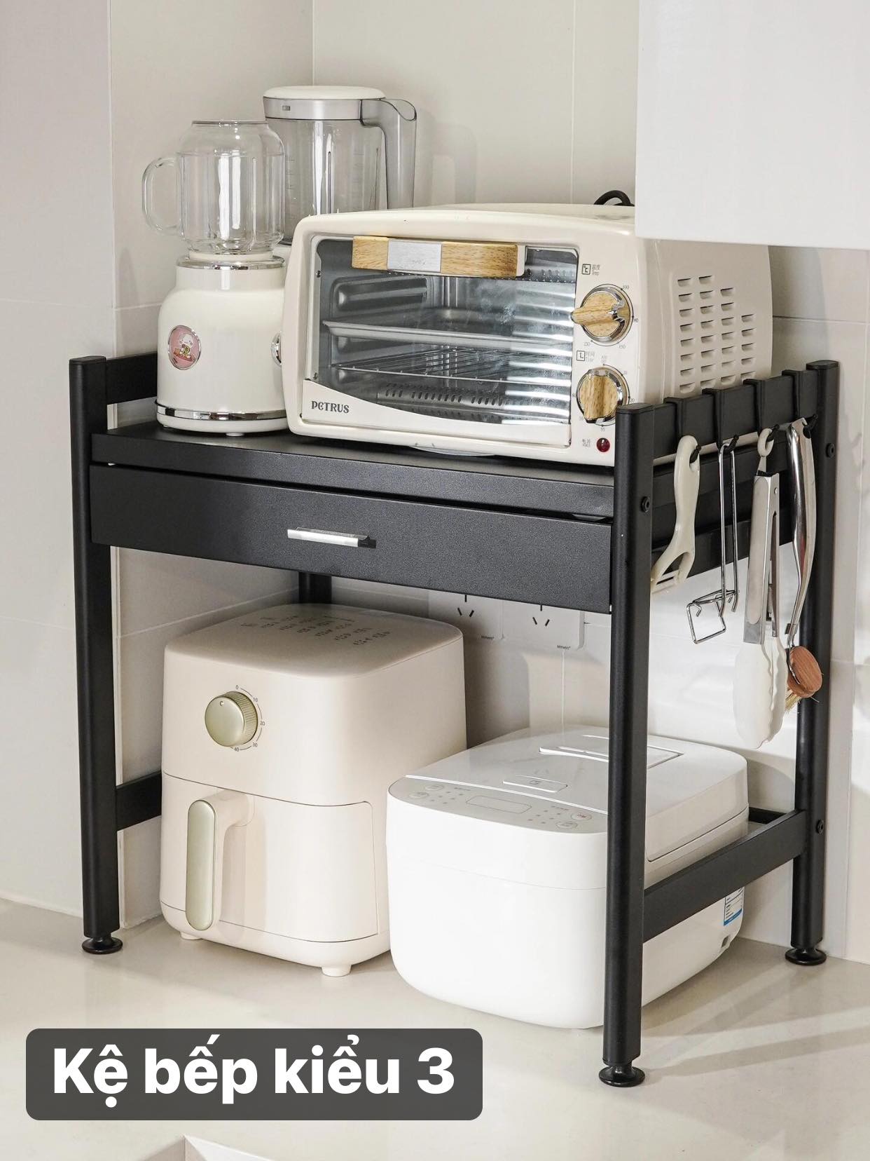 KỆ BẾP THÔNG MINH 2 TẦNG ĐA NĂNG