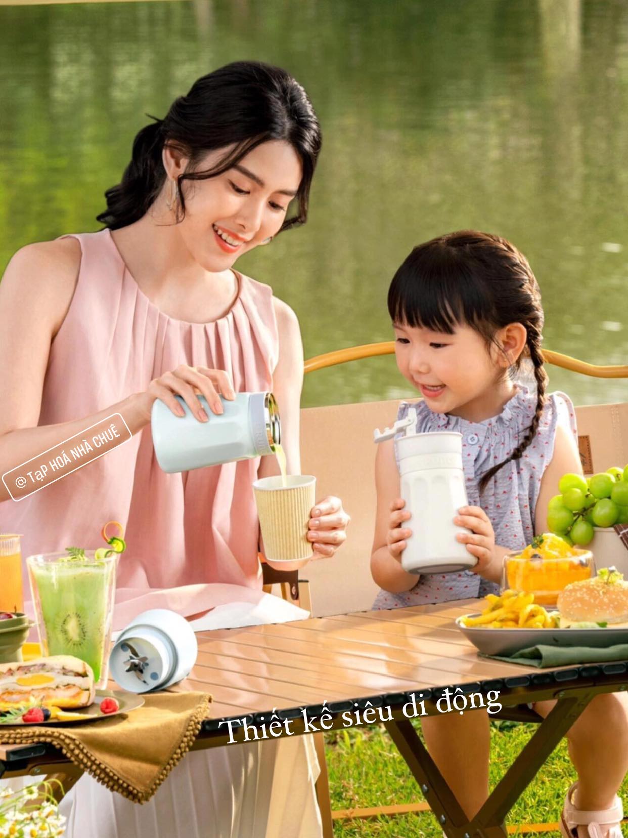 BÌNH SINH TỐ DI ĐỘNG GIỮ NHIỆT BRUNO ZZJ03