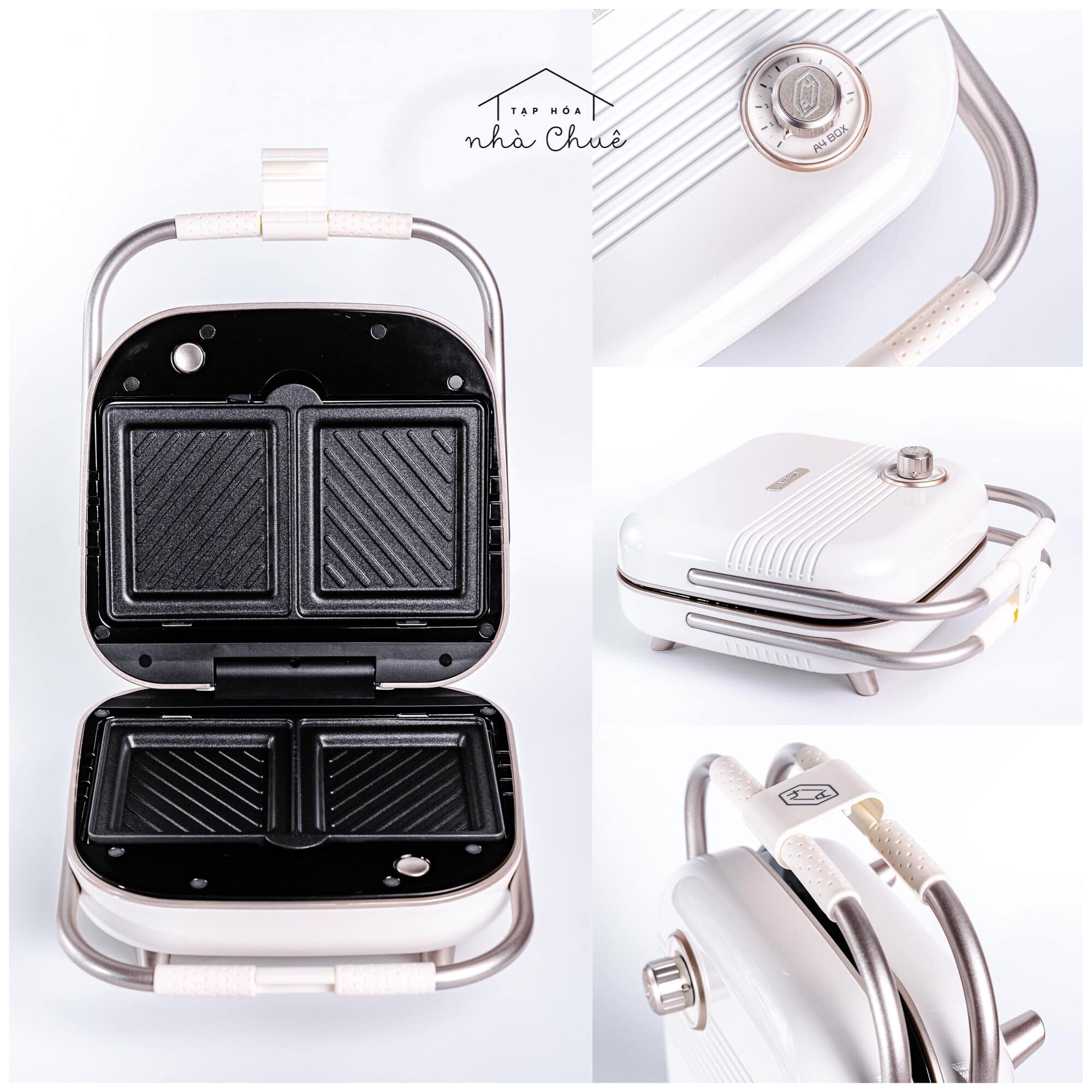 MÁY NƯỚNG SANDWICH ĐÔI A4BOX