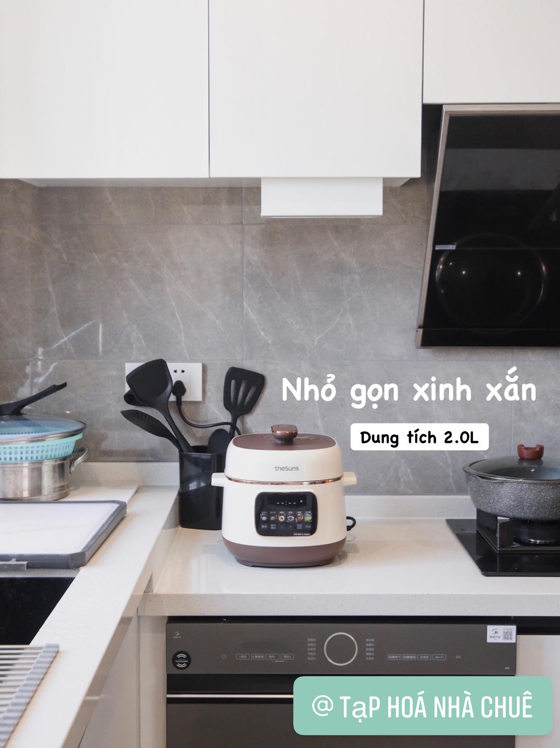 NỒI ÁP SUẤT THÔNG MINH MINI [ theSuns ] 2.0L