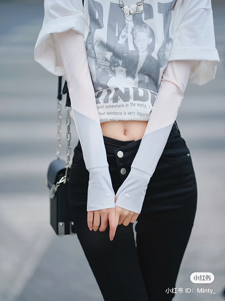 GĂNG TAY CHỐNG NẮNG BĂNG TƠ MÁT LẠNH UPF50+ BENEUNDER