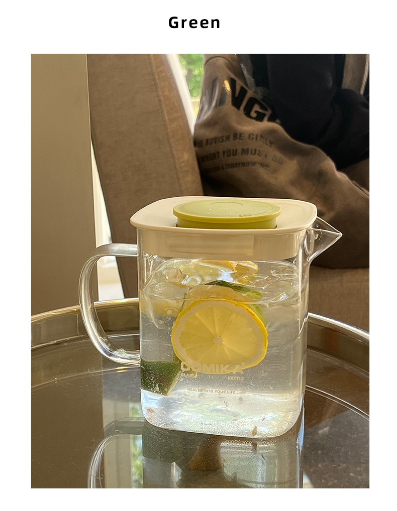 [Ảnh thật] [Có sẵn] [Chính hãng] ẤM ĐUN HÃM TRÀ THỦY TINH CHỊU NHIỆT COMIKA KÈM LÕI LỌC