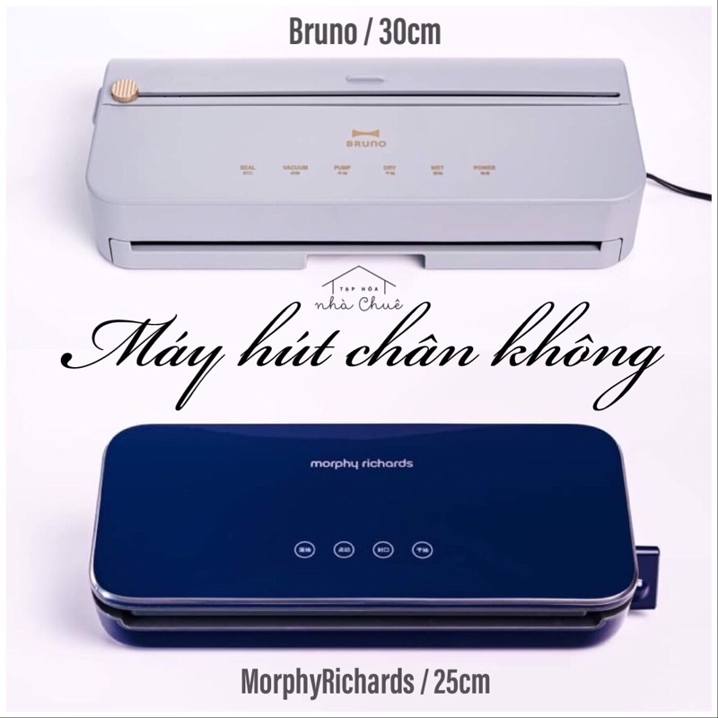 [Chính hãng] [Có bảo hành] [Có sẵn] MÁY HÚT CHÂN KHÔNG BẢO QUẢN THỰC PHẨM MORPHY RICHARDS