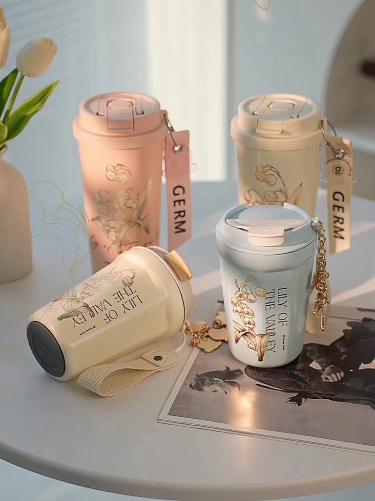 CỐC GIỮ NHIỆT CAO CẤP INOX 316L GERM LILY EDITION