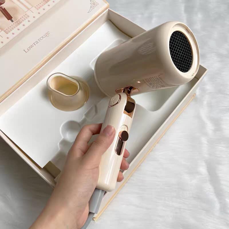 MÁY SẤY DƯỠNG TÓC BÙ ION ÂM LOWRA ROUGE