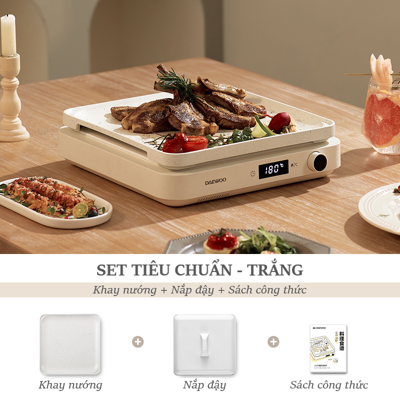 BẾP LẨU NƯỚNG ĐIỆN TỪ ĐA NĂNG DAEWOO C02