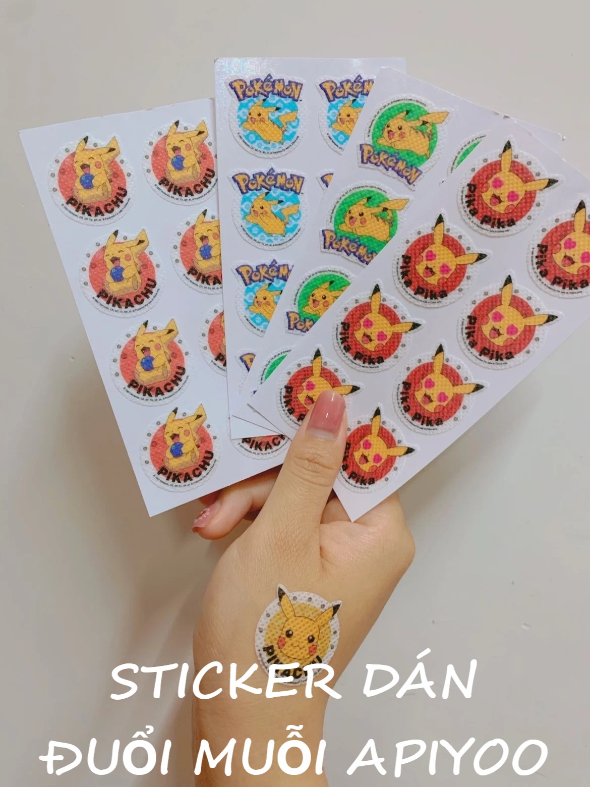 STICKER DÁN ĐUỔI MUỖI APIYOO ( HỘP 40 CÁI )