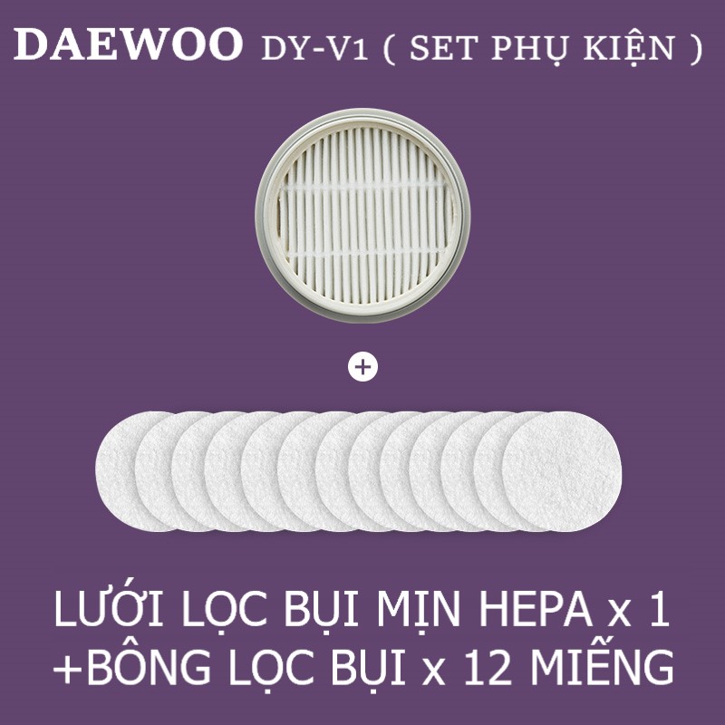 MÁY HÚT BỤI KHỬ MẠT ĐA NĂNG DAEWOO V1