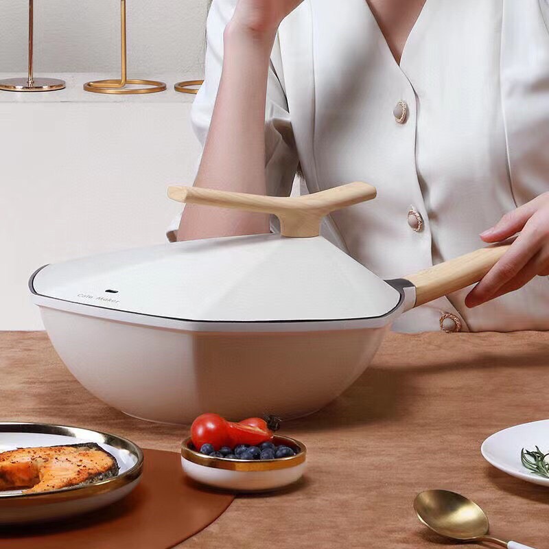 CHẢO CHỐNG DÍNH ĐA NĂNG CATEMAKER - LÁ PHONG LỤC GIÁC