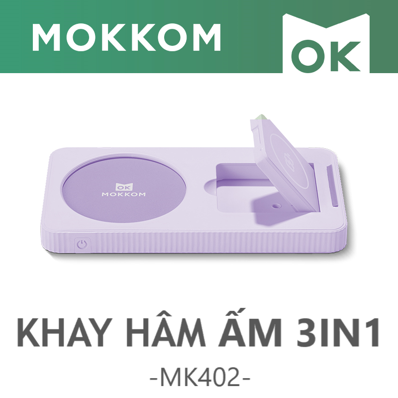 KHAY HÂM ẤM ĐA NĂNG 3IN1 MOKKOM MK402