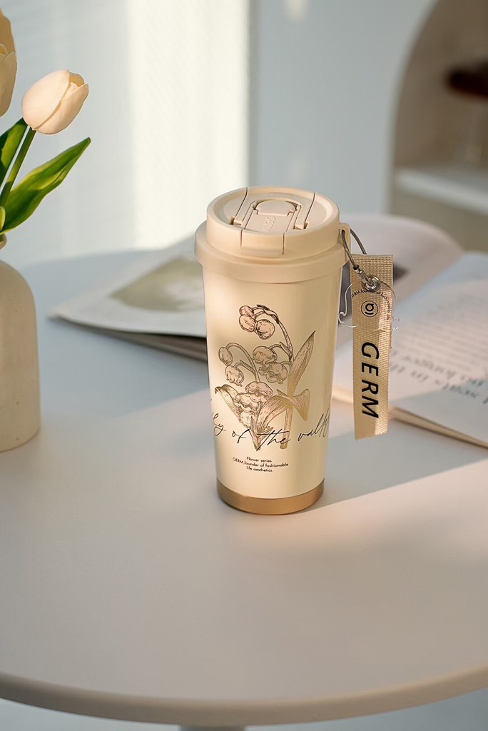 CỐC GIỮ NHIỆT CAO CẤP INOX 316L GERM LILY EDITION