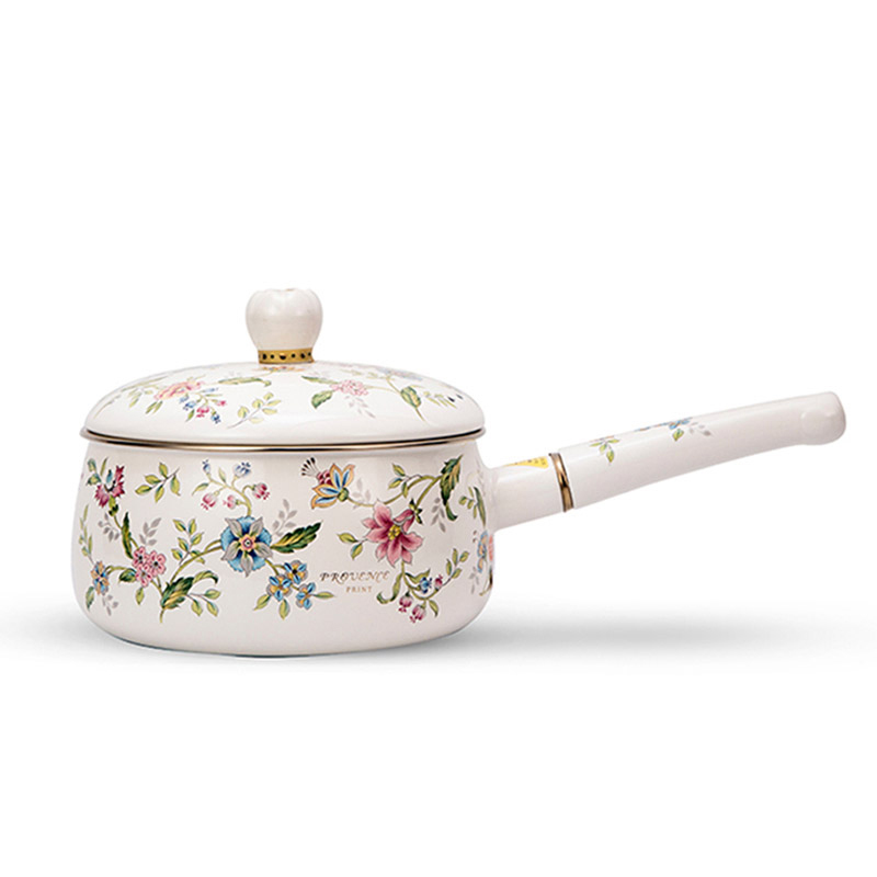 BỘ NỒI GANG MEN SỨ FUJIHORO HOA VĂN PROVENCE SERIES