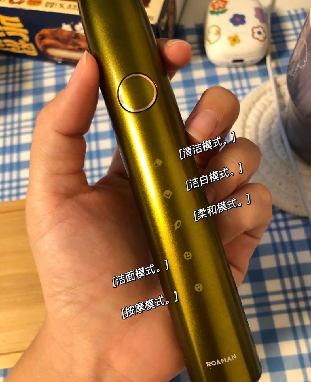 BÀN CHẢI ĐIỆN SONIC + RỬA MẶT 2IN1 ROAMAN T10S