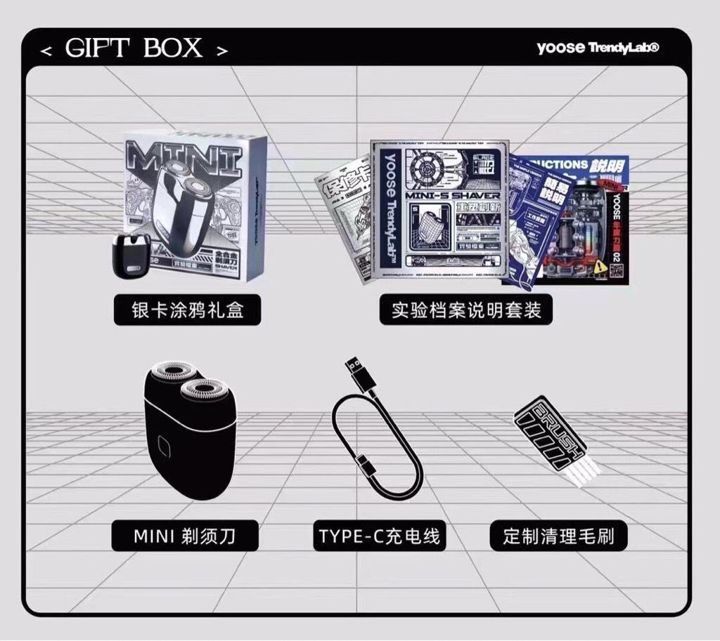 MÁY CẠO RÂU ĐIỆN YOOSE MINI SHAVER