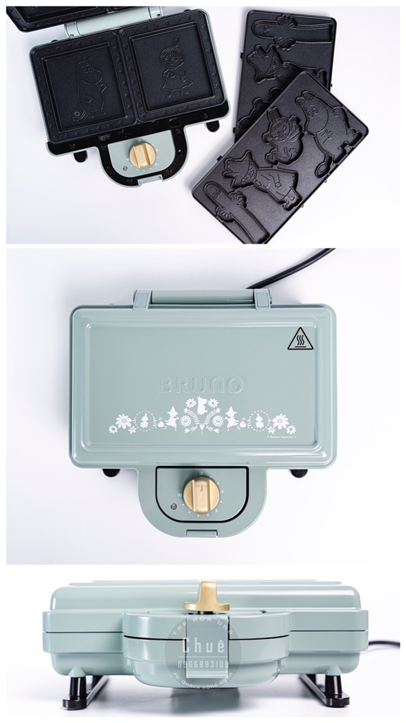 MÁY NƯỚNG SANDWICH BRUNO MOOMIN PLUS