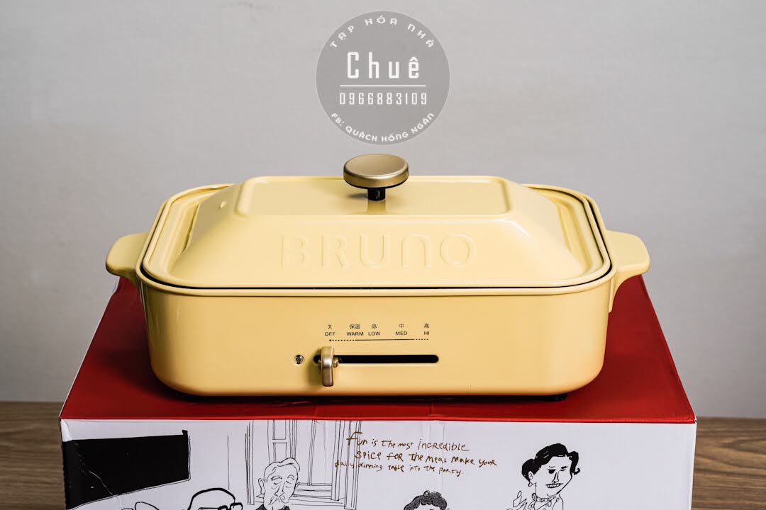 BẾP LẨU NƯỚNG ĐA NĂNG BRUNO TIÊU CHUẨN