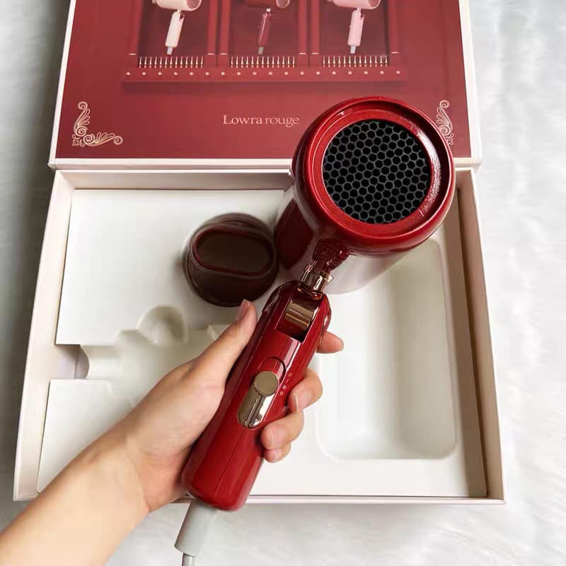 MÁY SẤY DƯỠNG TÓC BÙ ION ÂM LOWRA ROUGE