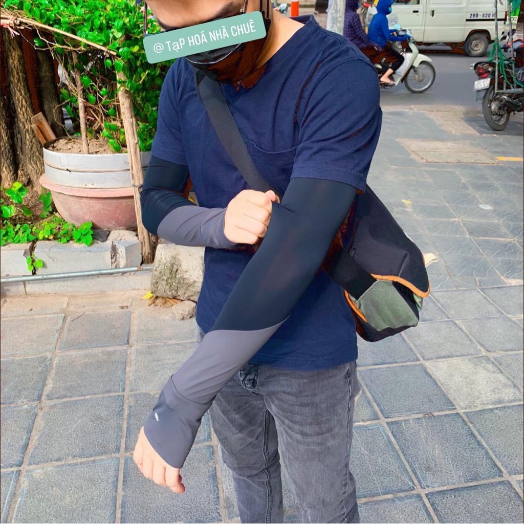 GĂNG TAY CHỐNG NẮNG BĂNG TƠ MÁT LẠNH UPF50+ BENEUNDER