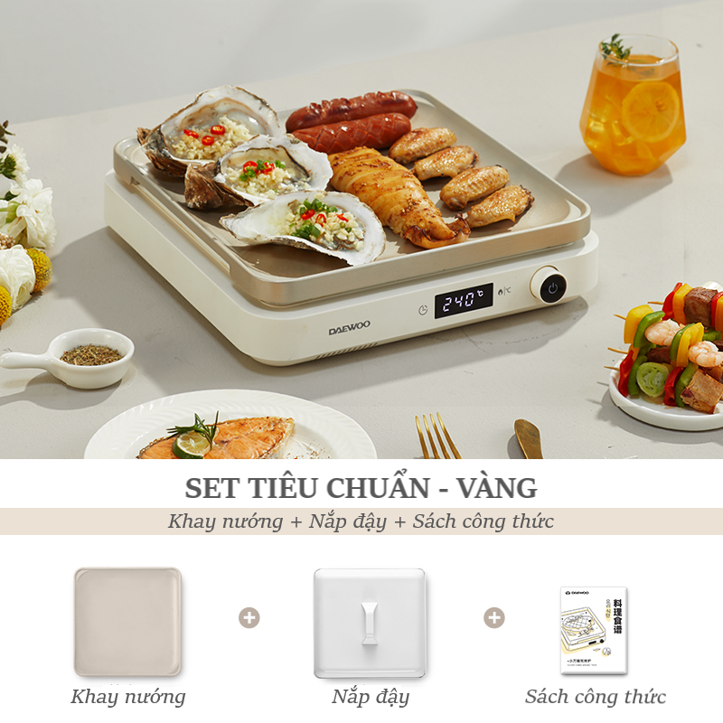 BẾP LẨU NƯỚNG ĐIỆN TỪ ĐA NĂNG DAEWOO C02