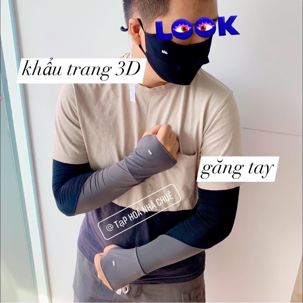 GĂNG TAY CHỐNG NẮNG BĂNG TƠ MÁT LẠNH UPF50+ BENEUNDER