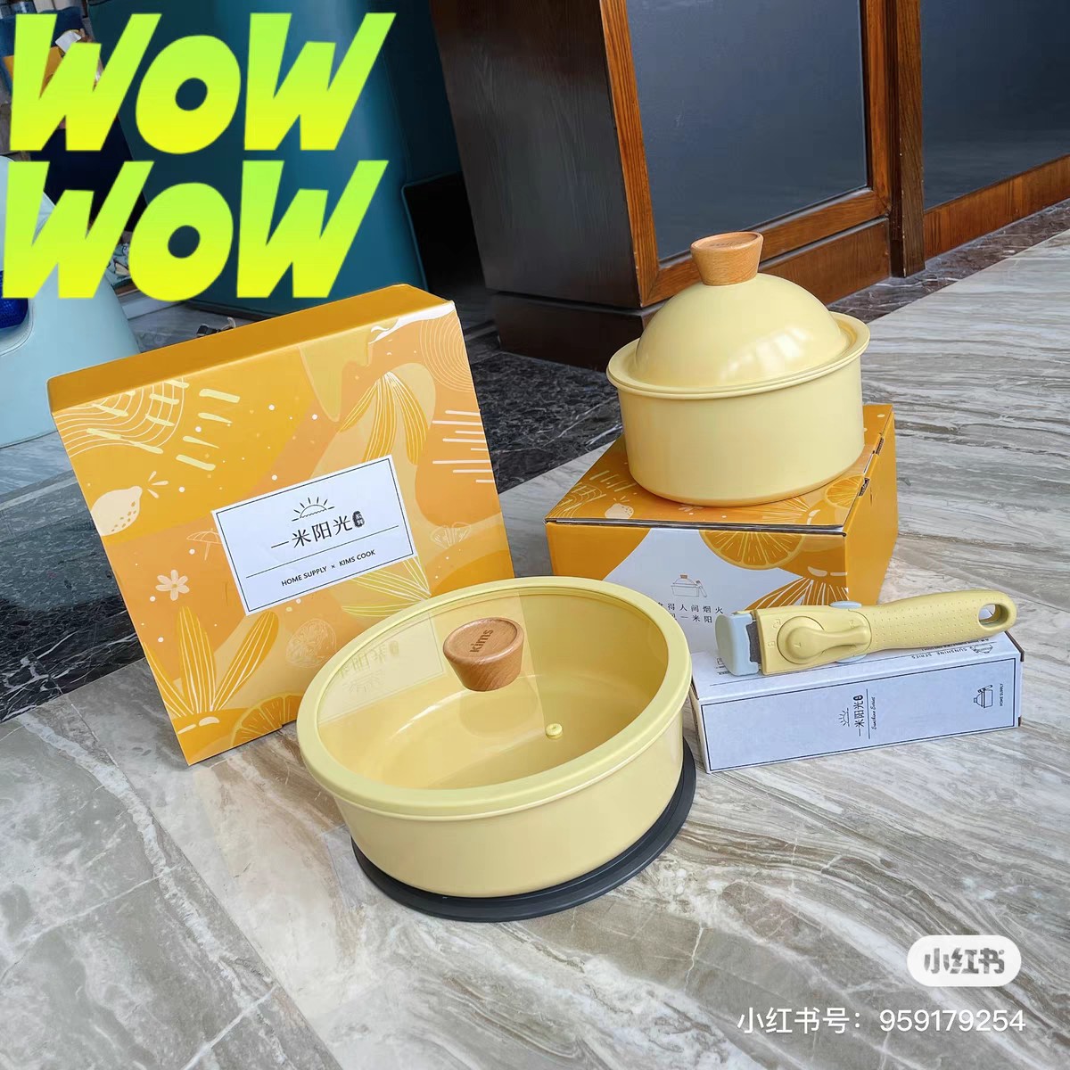 SET NỒI TRÁNG SỨ TAY RỜI KIMSCOOK MOONLIGHT