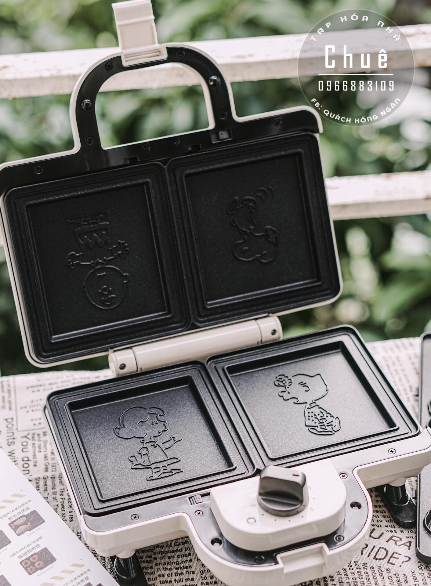 MÁY NƯỚNG SANDWICH BRUNO SNOOPY PLUS