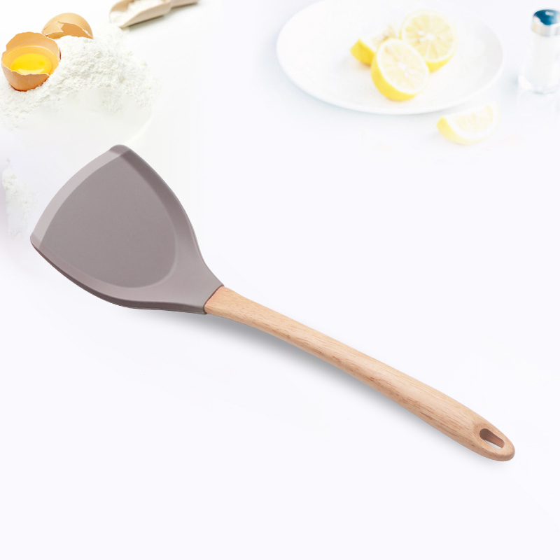 BỘ DỤNG CỤ BẾP SILICON CÁN GỖ CATEMAKER