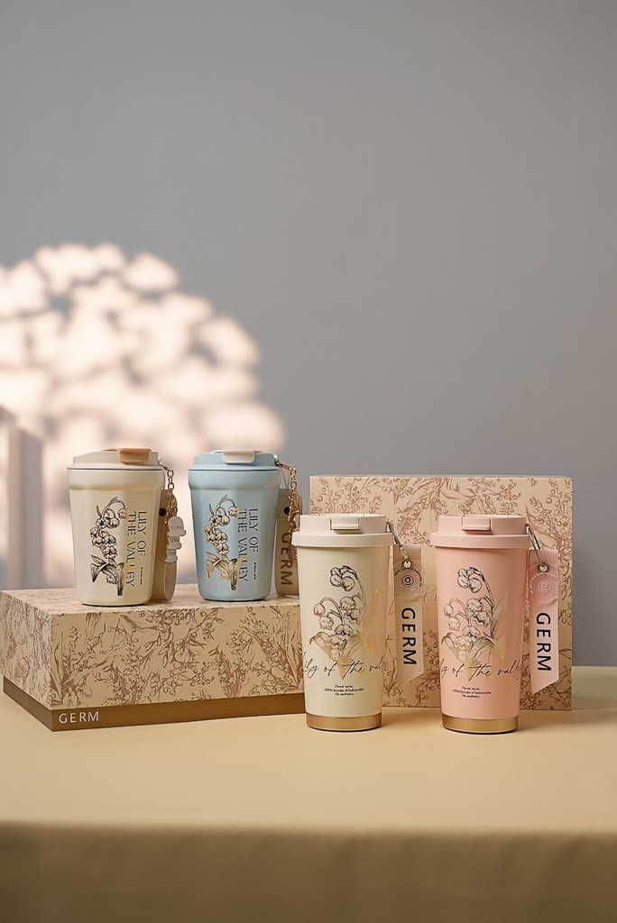 CỐC GIỮ NHIỆT CAO CẤP INOX 316L GERM LILY EDITION