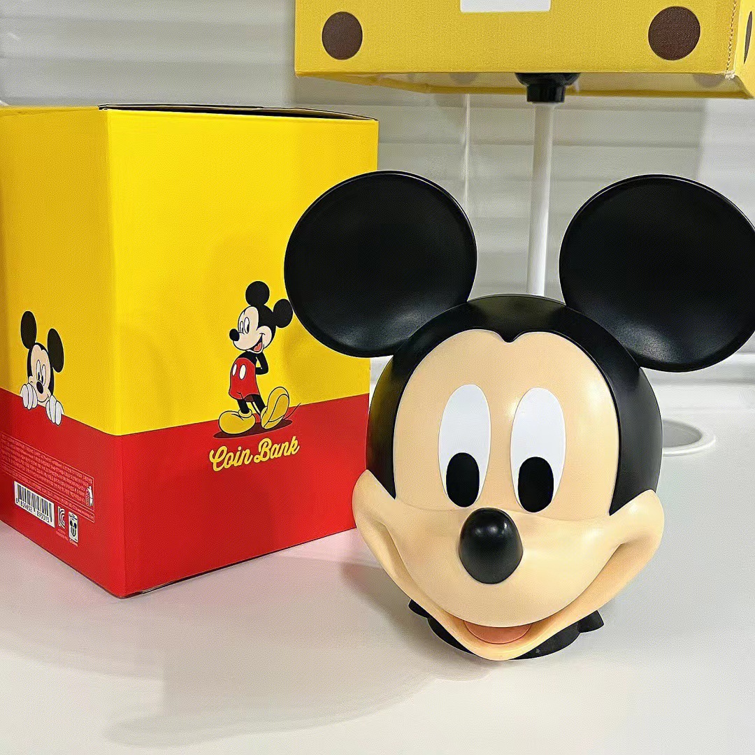 [Có sẵn] [Ảnh thật] TƯỢNG DECOR MICKEY MOUSE ỐNG TIẾT KIỆM ĐẦU MICKEY