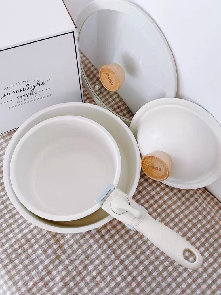 SET NỒI TRÁNG SỨ TAY RỜI KIMSCOOK MOONLIGHT