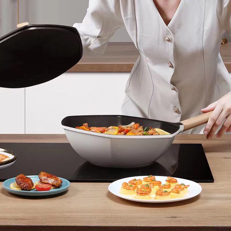 CHẢO CHỐNG DÍNH ĐA NĂNG CATEMAKER - LÁ PHONG LỤC GIÁC