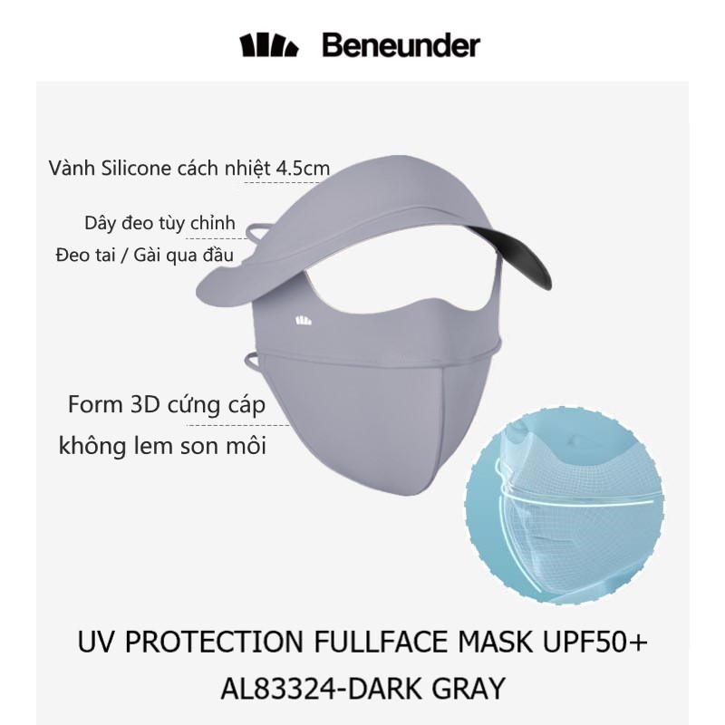 KHẨU TRANG CHỐNG NẮNG NỮ THẦN BENEUNDER