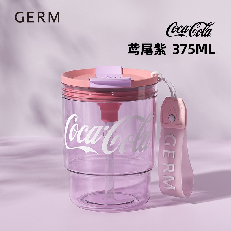 CỐC NƯỚC CÁ NHÂN OUTDOOR CAO CẤP TRITAN KÈM ỐNG HÚT [ GERM ] x [ COCACOLA ]