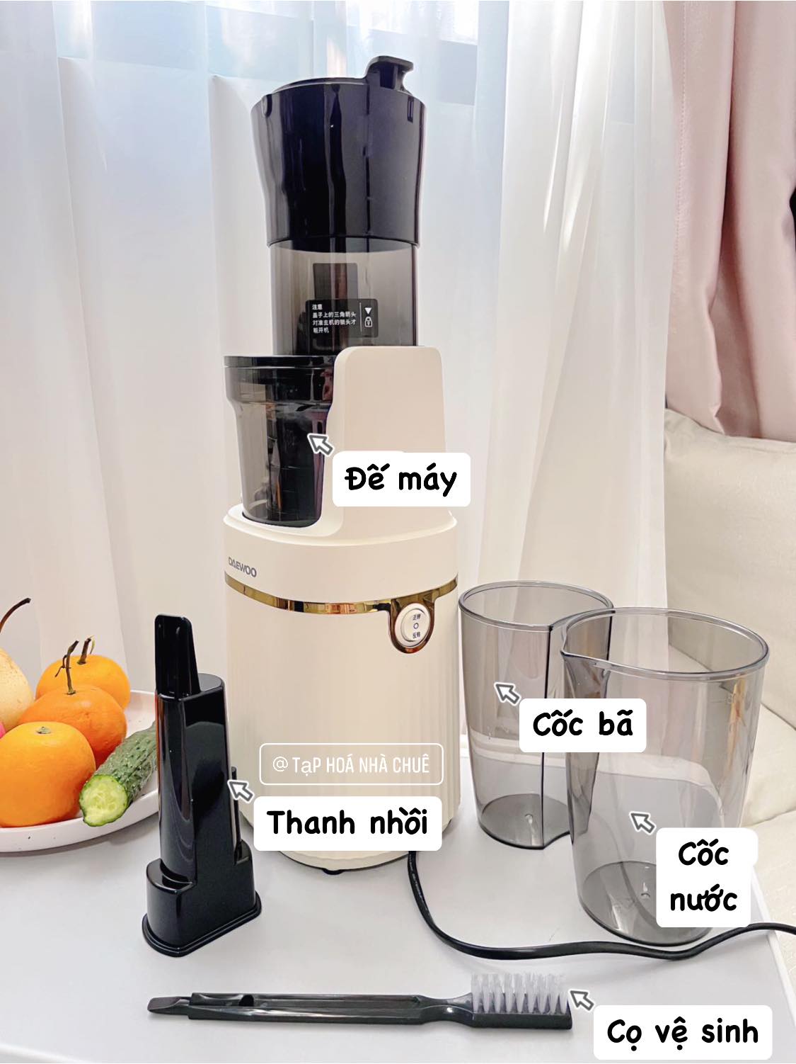 [Chính hãng] [Có bảo hành] [Có sẵn] MÁY ÉP CHẬM CỔ RỘNG HIỆU NĂNG CAO DAEWOO BM07