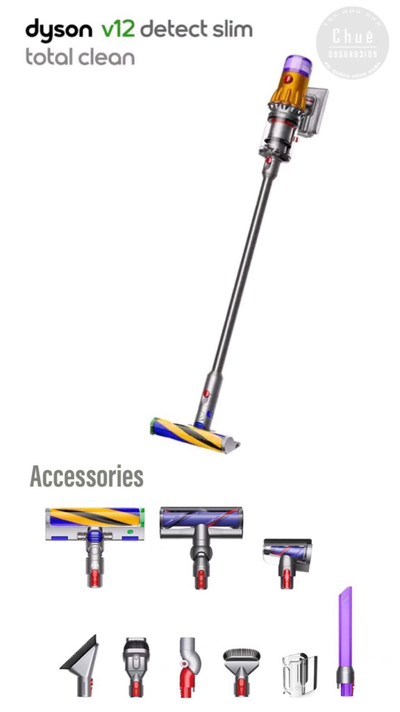 Máy hút bụi DYSON V12 Detect Slim Total Clean