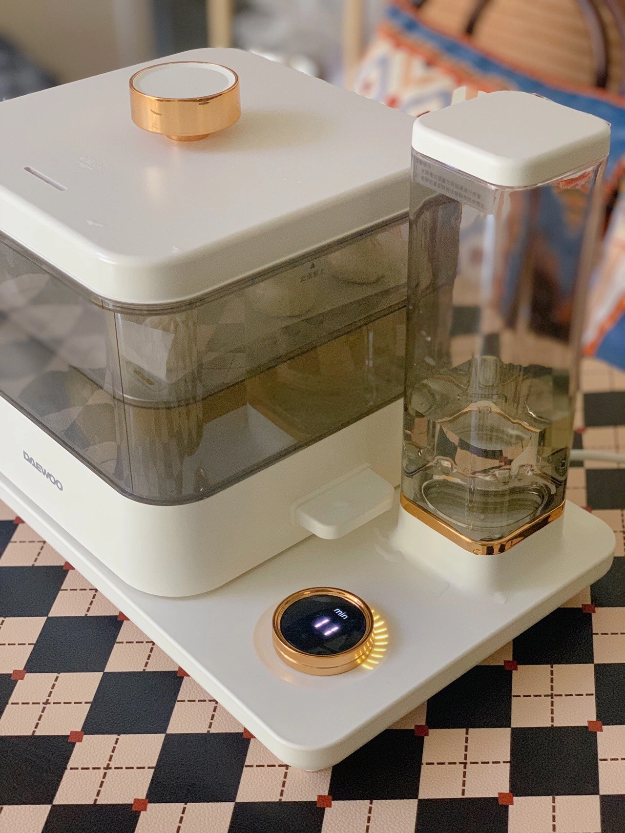 BẾP HẤP ĐIỆN 2 TẦNG DAEWOO S15