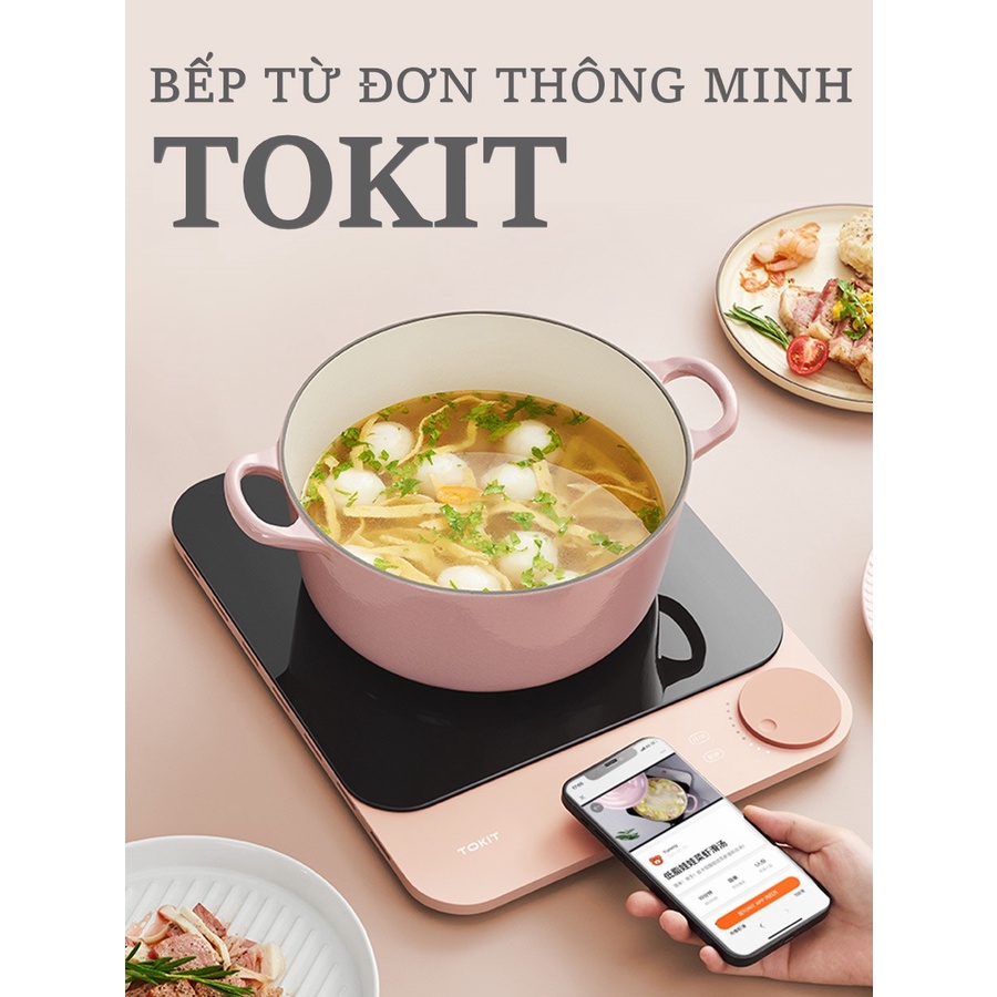 [Chính hãng] [Có bảo hành] [Có sẵn] BẾP TỪ ĐƠN THÔNG MINH SIÊU MỎNG TOKIT